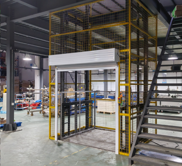 玉山食品厂物料提升