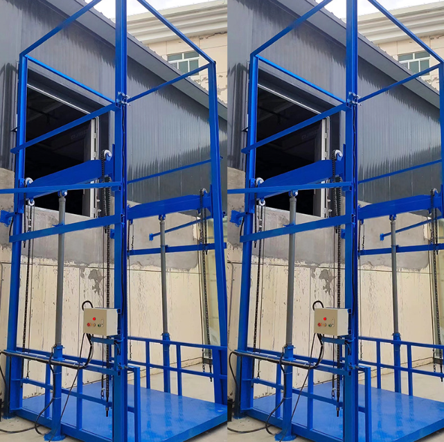 玉山导轨式升降货梯